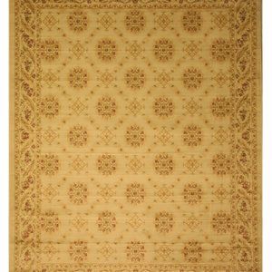 Canterbury Beige Floral Elegance Rug